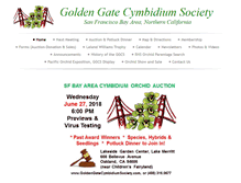 Tablet Screenshot of goldengatecymbidiumsociety.com